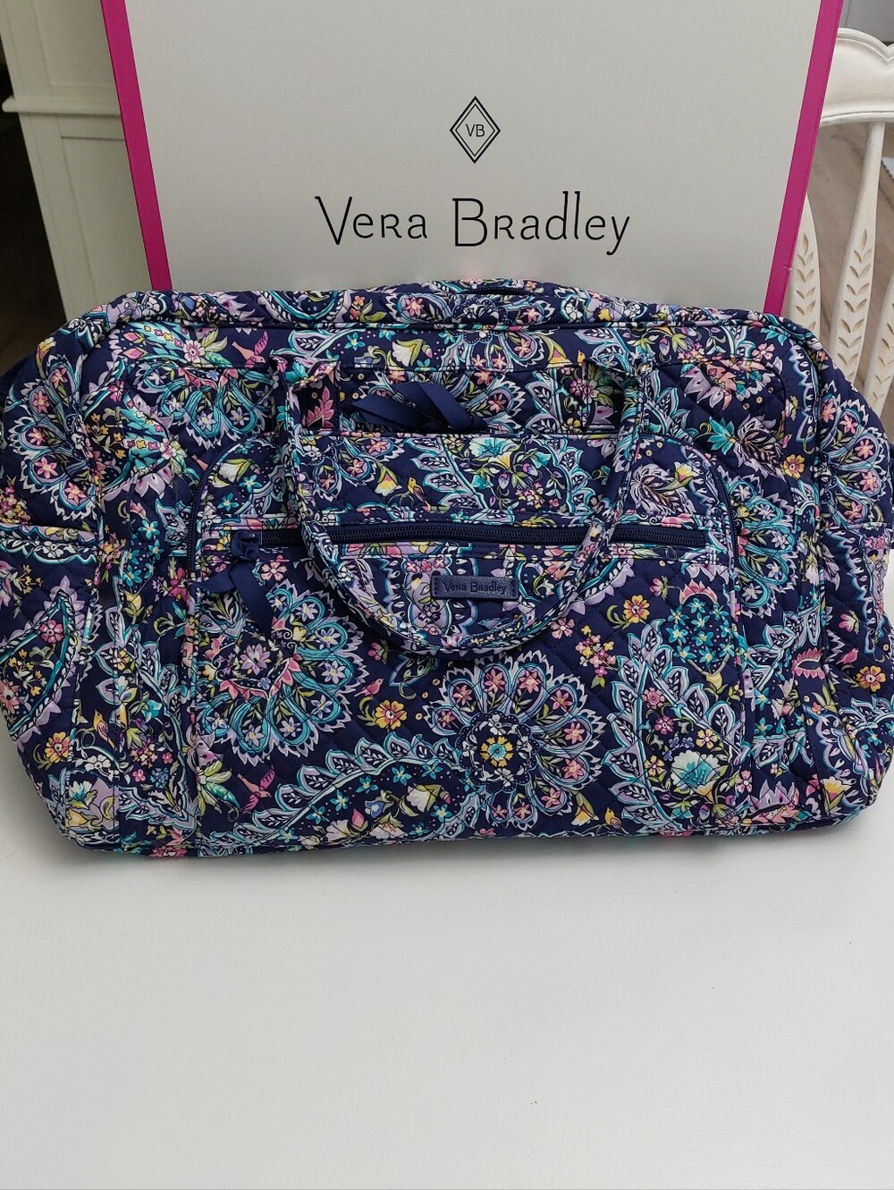 Vera Bradley Weekender French Paisley NWOT